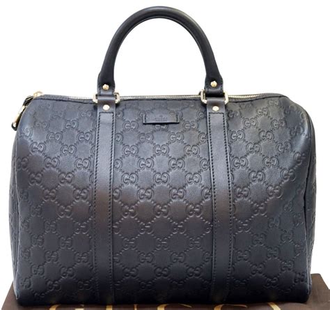 gucci guccissima black bag|Gucci guccissima boston bag.